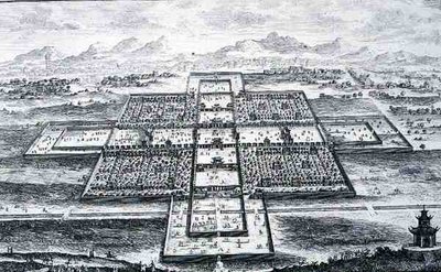 Veduta Prospettica del Palazzo Imperiale, Pechino, Cina, da 
