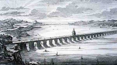 Il grande ponte cinese, tra Focheu e Nantai, Cina, da 