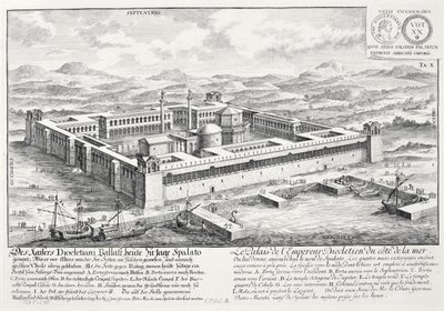 Palazzo di Diocleziano (245-313), Spalato, Jugoslavia, da 