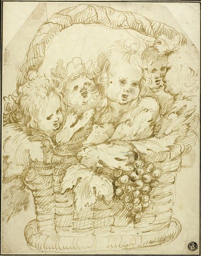 Cestino di Cupidi da Johann Boeckhorst
