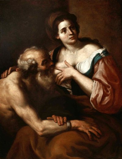 Caritas Romana. da Johann Carl Loth