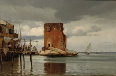 Veduta del porto di Beirut da Johann Carl Neumann