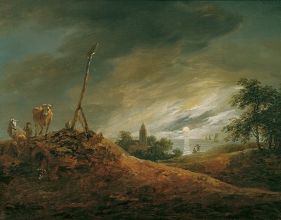 Paesaggio serale da Johann Christian Brand