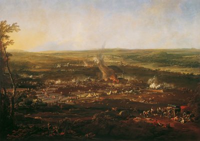 La battaglia di Hochkirch da Johann Christian Brand
