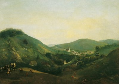 Paesaggio vicino a Kalksburg da Johann Christian Brand