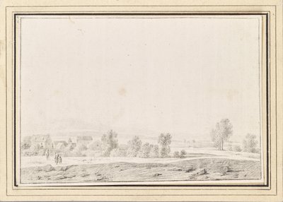 Paesaggio con villaggio da Johann Christian Brand