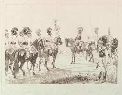 Corazzieri austriaci, inizio XIX secolo da Johann Christian Erhard