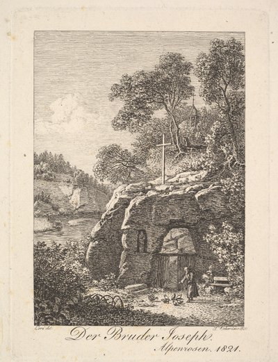 Fratello Giuseppe nelle Alpi, 1820 da Johann Christian Erhard