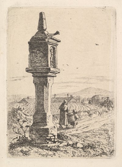 Colonna Commemorativa con una Mano di Ferro, 1811 da Johann Christian Erhard