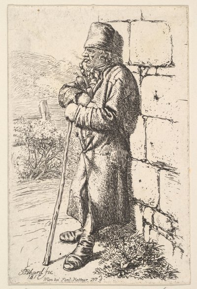 Il Fumatore di Tabacco da Johann Christian Erhard