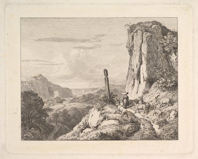 Giovane donna con sei capre, 1815 da Johann Christian Erhard