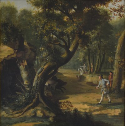 Caccia al cinghiale da Johann Christian Klengel