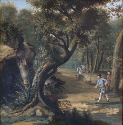 Caccia al cinghiale da Johann Christian Klengel