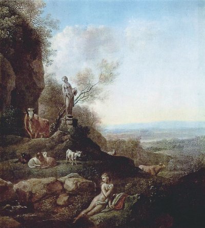 Paesaggio italiano da Johann Christian Klengel