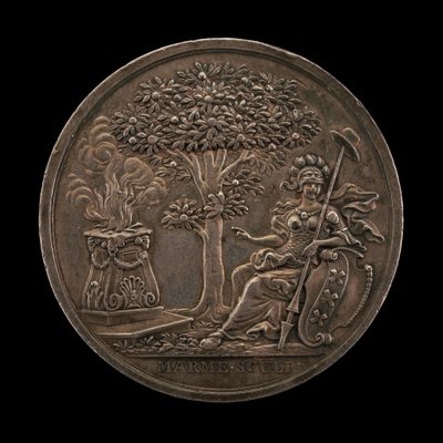 Minerva incoraggia lo Stato [retro] da Johann Christian Marmé