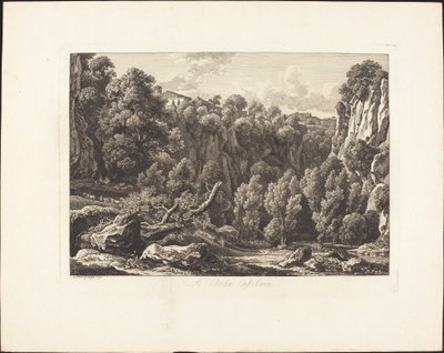 A Cività Castellana da Johann Christian Reinhart