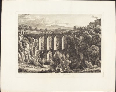 A Cività Castellana da Johann Christian Reinhart