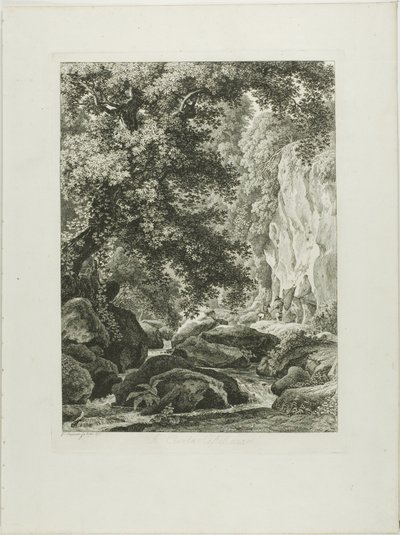 A Civita Castellana, da Malerisch Radierte Prospekte aus Italien da Johann Christian Reinhart