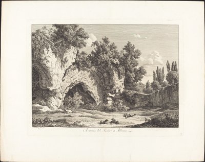 Rovine del Teatro ad Albano da Johann Christian Reinhart