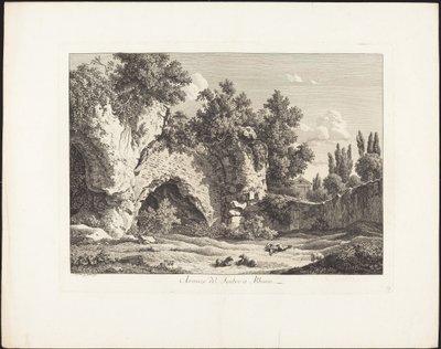 Avanzo del teatro ad Albano da Johann Christian Reinhart