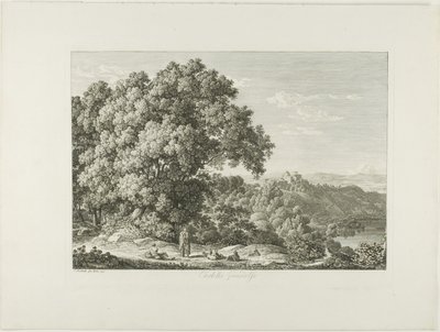 Castle Gandolfo da Johann Christian Reinhart