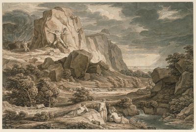 Paesaggio eroico con Prometeo da Johann Christian Reinhart