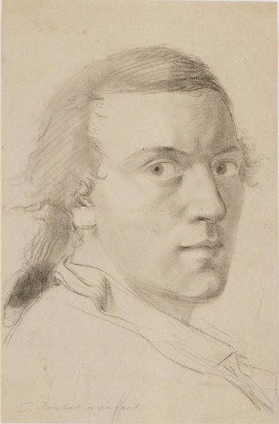 J C Reinhart Autoritratto 1786 da Johann Christian Reinhart