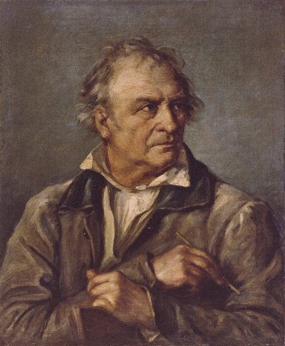 J C Reinhart di Eduard von Heuss a colori da Johann Christian Reinhart