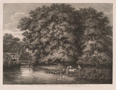 Il mulino di Great Oaks da Johann Christian Reinhart