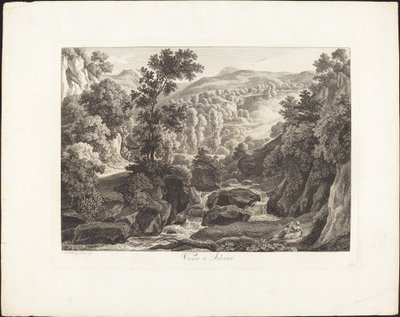 Vicino a Subiaco da Johann Christian Reinhart