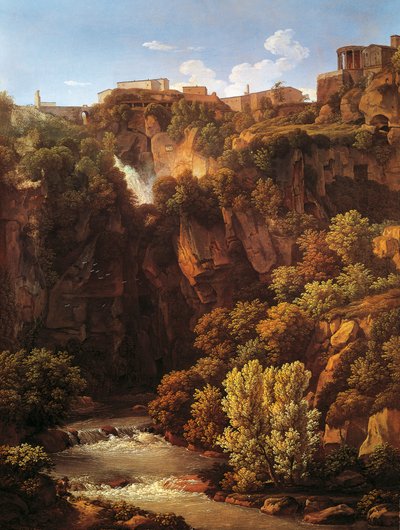 Cascate a Tivoli da Johann Christian Reinhart