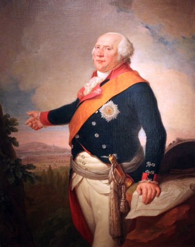 Ritratto del re Federico Guglielmo II di Prussia (1744-1797) con la stella dell