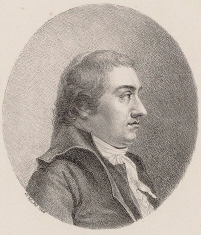 Ritratto del compositore Johann Rudolf Zumsteeg 1760-1802, 1826 da Johann Christoph Heckel