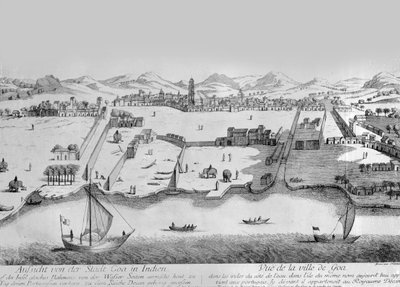Città di Goa, c.1780 da Johann Christoph Nabholz
