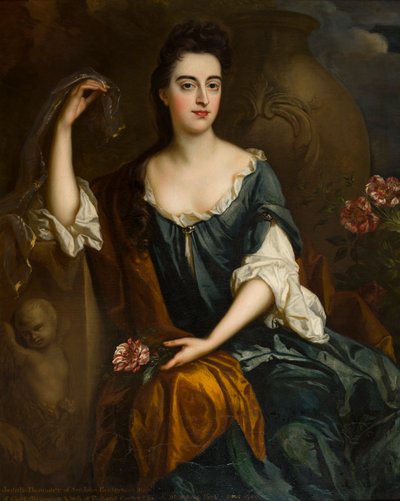 Ritratto di Mrs Judith Corbet, c.1680-1710 da Johann Closterman