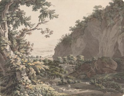 Valle Boscosa con Scogliere Rocciose da Johann Conrad Steiner