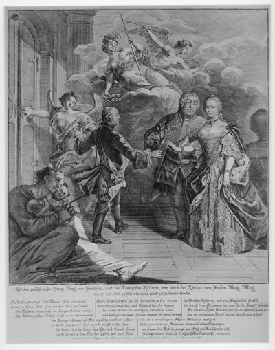 1763 quiete di Hubertusburg da Johann David Schleuen