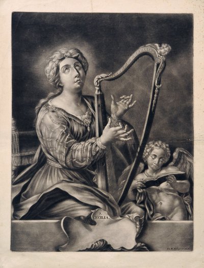 Johann Elias Ridinger S Cecilia da Johann Elias Ridinger