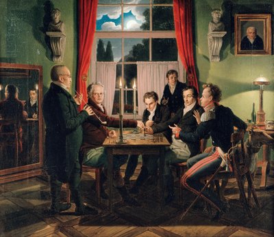 Partita a scacchi da Johann Erdmann Hummel
