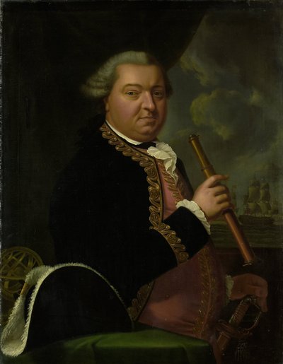 Willem Crul (1721-81), Ammiraglio da Johann Ernst Heinsius (copy after)