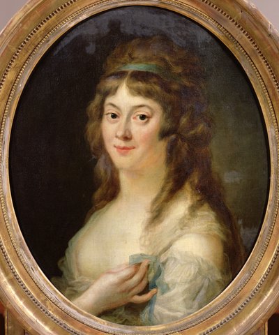 Madame Jeanne-Marie Roland de la Platiere (nata Philippon) (1756-93) 1792 da Johann Ernst Heinsius