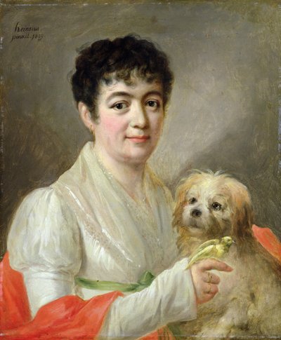 Ritratto di una donna sconosciuta, 1809 da Johann Ernst Heinsius