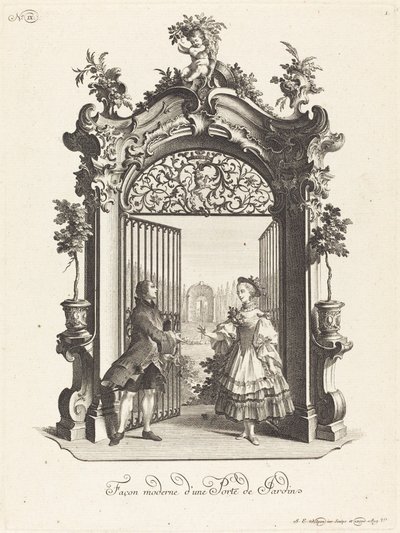 Porta di giardino in stile moderno da Johann Esaias Nilson