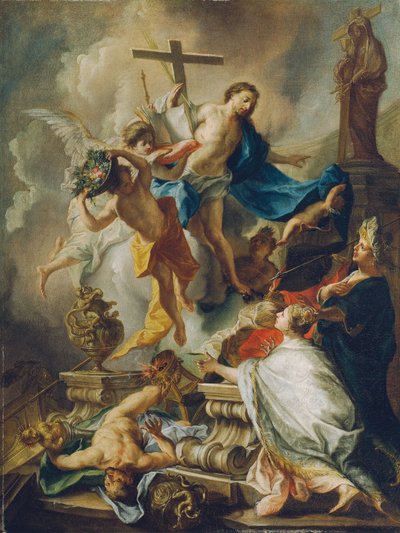 Vittoria del cristianesimo sul paganesimo da Johann Evangelist Holzer