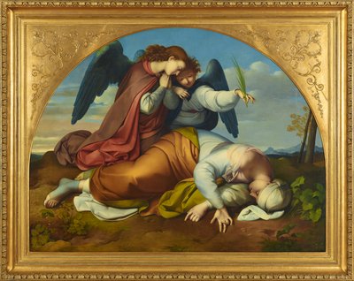 La santa Cecilia morta da Johann Evangelist Scheffer von Leonhardshoff
