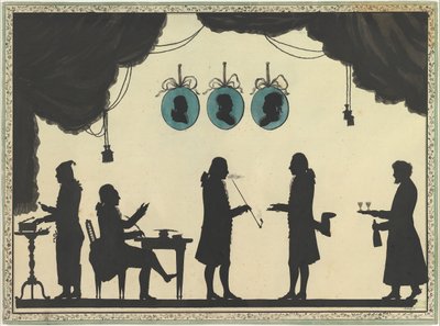 David Roentgen e Compagnia a San Pietroburgo, ca. 1784-86 da Johann Friedrich Anthing
