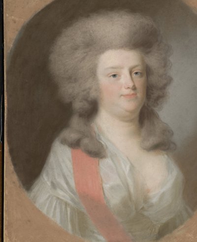 Augusta Maria Carolina van Nassau-Weilburg (1764-1802). Nipote di Guglielmo V, principe di Orange-Nassau, figlia di sua sorella Carolina da Johann Friedrich August Tischbein