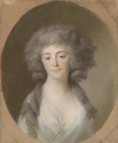 Louisa Isabella Alexandrina Augusta von Kirchberg (1772-1827), moglie di Frederik Willem, principe di Nassau-Weilburg, e cognata di Augusta Maria Carolina di Nassau-Weilburg da Johann Friedrich August Tischbein