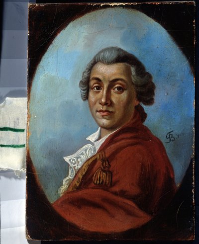 Ritratto del poeta Alexander Sumarokov (1717-1777) da Johann Friedrich August Tischbein