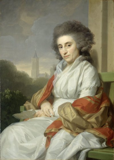 Ritratto di Cornelia Rijdenius, moglie di Johannes Lublink II da Johann Friedrich August Tischbein